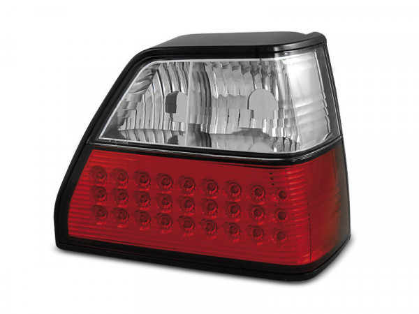 Led Tail Lights Red White Fits Vw Golf 2 08.83-08.91