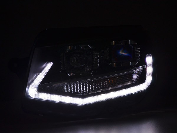 Scheinwerfer Daylight gebraucht LED Tagfahrlicht VW Bus T6 Bj. ab 2015 schwarz