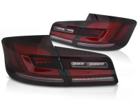 LED Bar Sequential Tail Lights Red Smoke fits BMW F10 10-16 LED Bar Sequential Tail Lights Red Smoke fits BMW F10 10-16