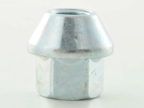 Wheel nut set (10 pieces), M14 x 1.5 34mm short head silver