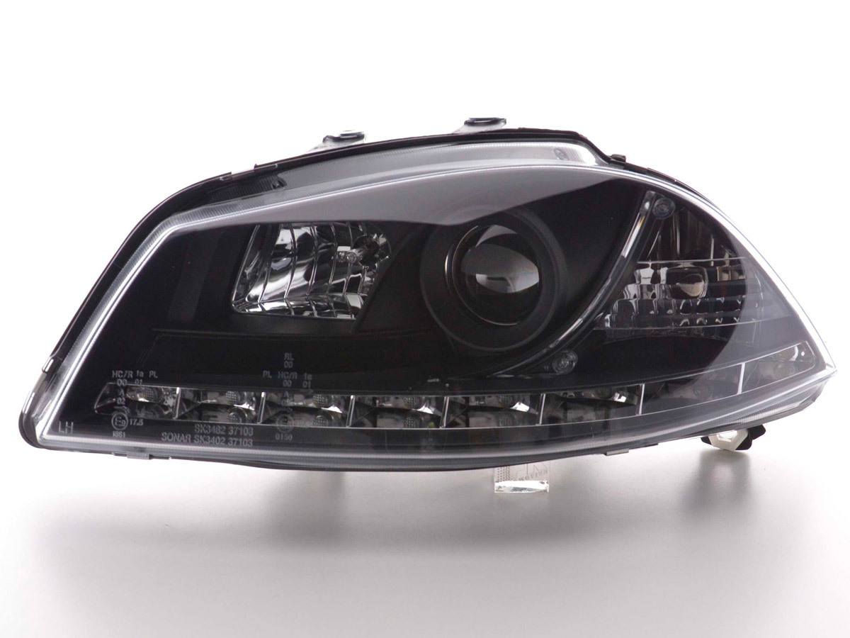Phares LED DRL Seat Ibiza 6L 03-08 Chrome - SWSI05AGXL