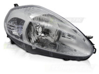 Headlight Chrome Right Side Tyc Fits Fiat Grande Punto 05-08 Headlight Chrome Right Side Tyc Fits Fiat Grande Punto 05-08
