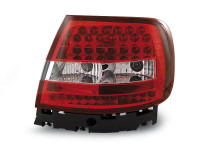 Led Tail Lights Red White Fits Audi A4 11.94-09.00 Led Tail Lights Red White Fits Audi A4 11.94-09.00