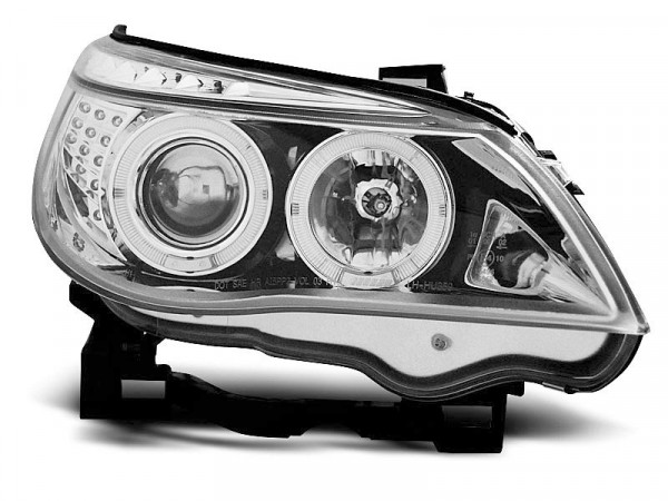 Headlights Angel Eyes Chrome Led Indicator Fits Bmw E60/e61 03-07