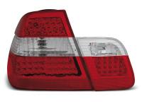 LED Tail Lights Red White fits BMW E46 Sedan 09/01–03/05 LED Tail Lights Red White fits BMW E46 Sedan 09/01–03/05