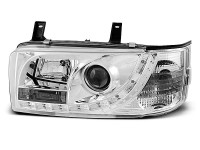 Headlights Daylight Chrome Fits Vw T4 90-03.03 Transporter Headlights Daylight Chrome Fits Vw T4 90-03.03 Transporter