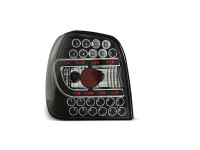 Led Tail Lights Black Fits Vw Polo 6n 10.94-09.99 Led Tail Lights Black Fits Vw Polo 6n 10.94-09.99