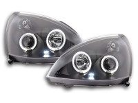 Headlight Renault Clio 2 3/4/5-dr Yr. 01-04 black Headlight Renault Clio 2 3/4/5-dr Yr. 01-04 black