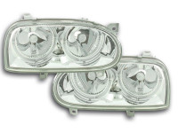 Headlights Powerlook VW Golf 3 type 1HXO, 1 EXO 91-97 chrome Headlights Powerlook VW Golf 3 type 1HXO, 1 EXO 91-97 chrome