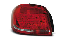 Led Tail Lights Red White Fits Audi A3 08-12 Led Tail Lights Red White Fits Audi A3 08-12