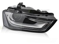 Xenon Headlight Black Right Side Tyc Fits Audi A4 B8 12-15 Xenon Headlight Black Right Side Tyc Fits Audi A4 B8 12-15